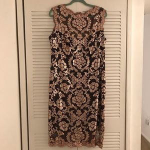 Tadashi Shoji Women’s Pink Rose Gold Dress